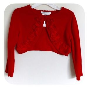 💗Girls Red Sweater